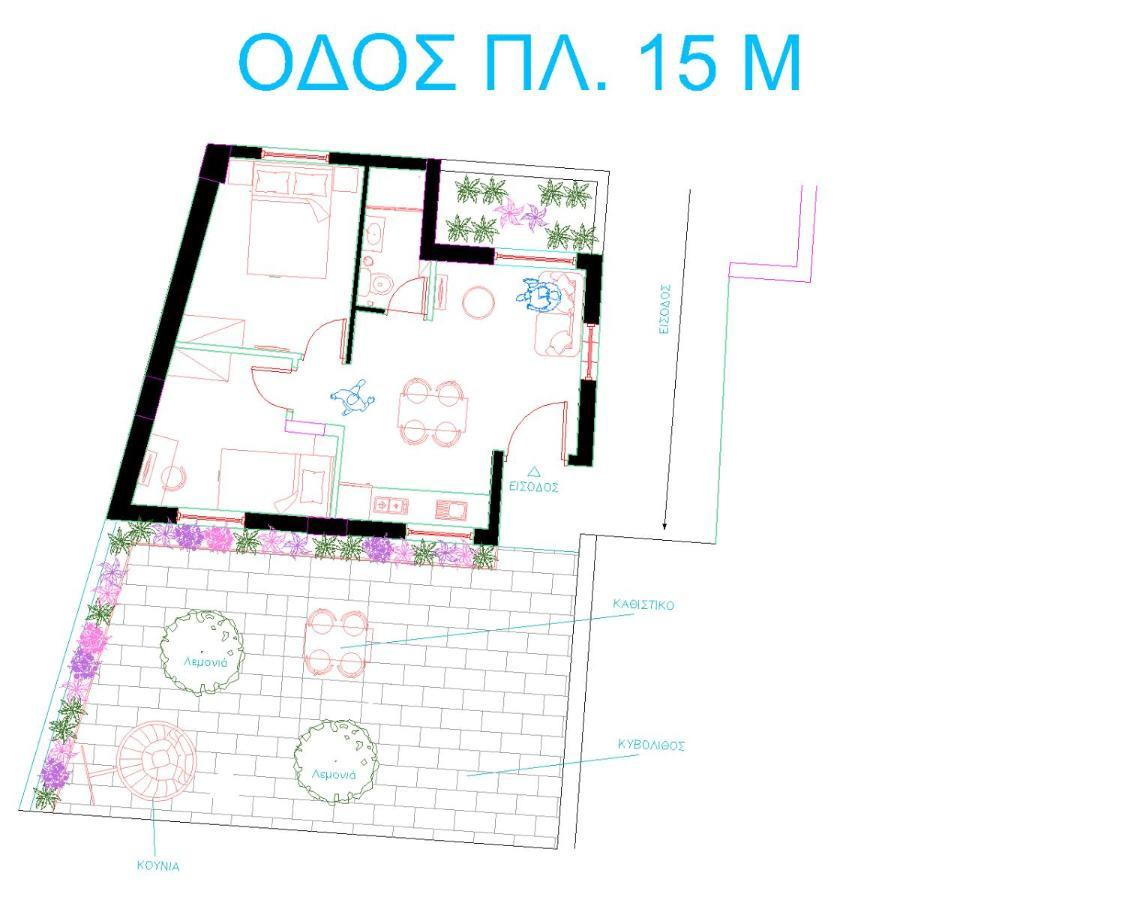 Lemon Garden Stylish Private Apartment Kalamata Exterior foto