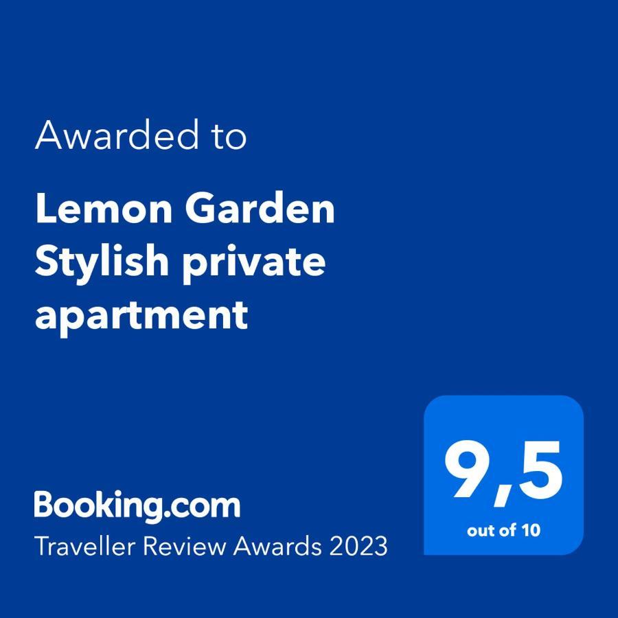 Lemon Garden Stylish Private Apartment Kalamata Exterior foto